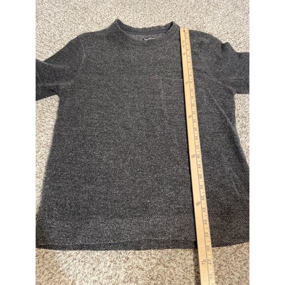 Men's Toad & Co Breithorn Sweater Gray Pullover Crewneck Wool Blend Medium - Picture 6 of 6